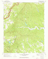 Roaring Gap North Carolina Historical topographic map, 1:24000 scale, 7.5 X 7.5 Minute, Year 1971