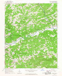 Roaring River North Carolina Historical topographic map, 1:24000 scale, 7.5 X 7.5 Minute, Year 1966