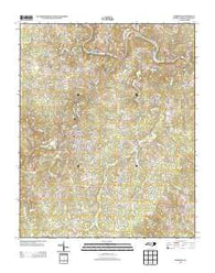 Robbins North Carolina Historical topographic map, 1:24000 scale, 7.5 X 7.5 Minute, Year 2013