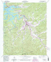 Robbinsville North Carolina Historical topographic map, 1:24000 scale, 7.5 X 7.5 Minute, Year 1940