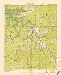 Robbinsville North Carolina Historical topographic map, 1:24000 scale, 7.5 X 7.5 Minute, Year 1935