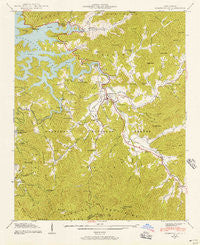 Robbinsville North Carolina Historical topographic map, 1:24000 scale, 7.5 X 7.5 Minute, Year 1940