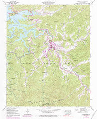Robbinsville North Carolina Historical topographic map, 1:24000 scale, 7.5 X 7.5 Minute, Year 1940