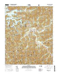 Robbinsville North Carolina Current topographic map, 1:24000 scale, 7.5 X 7.5 Minute, Year 2016