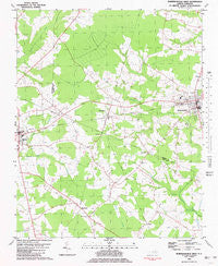 Robersonsville West North Carolina Historical topographic map, 1:24000 scale, 7.5 X 7.5 Minute, Year 1981
