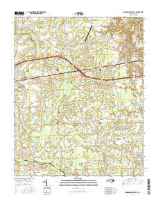 Robersonville East North Carolina Current topographic map, 1:24000 scale, 7.5 X 7.5 Minute, Year 2016
