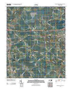 Robersonville West North Carolina Historical topographic map, 1:24000 scale, 7.5 X 7.5 Minute, Year 2010