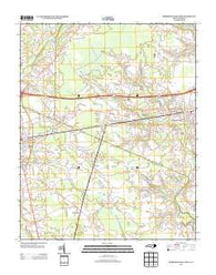 Robersonville West North Carolina Historical topographic map, 1:24000 scale, 7.5 X 7.5 Minute, Year 2013
