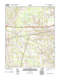 Robersonville West North Carolina Historical topographic map, 1:24000 scale, 7.5 X 7.5 Minute, Year 2013