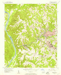 Rockingham North Carolina Historical topographic map, 1:24000 scale, 7.5 X 7.5 Minute, Year 1956