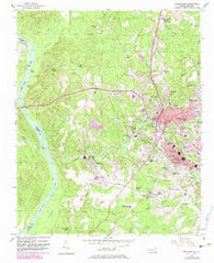 Rockingham North Carolina Historical topographic map, 1:24000 scale, 7.5 X 7.5 Minute, Year 1956
