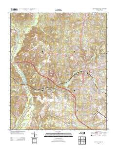 Rockingham North Carolina Historical topographic map, 1:24000 scale, 7.5 X 7.5 Minute, Year 2013