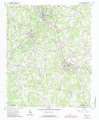 Rockwell North Carolina Historical topographic map, 1:24000 scale, 7.5 X 7.5 Minute, Year 1962