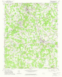 Rockwell North Carolina Historical topographic map, 1:24000 scale, 7.5 X 7.5 Minute, Year 1962