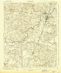 Rocky Mount North Carolina Historical topographic map, 1:62500 scale, 15 X 15 Minute, Year 1904
