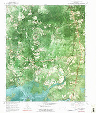 Rocky Point North Carolina Historical topographic map, 1:24000 scale, 7.5 X 7.5 Minute, Year 1970