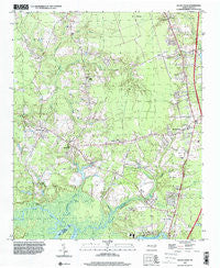 Rocky Point North Carolina Historical topographic map, 1:24000 scale, 7.5 X 7.5 Minute, Year 1997