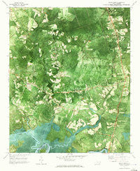 Rocky Point North Carolina Historical topographic map, 1:24000 scale, 7.5 X 7.5 Minute, Year 1970