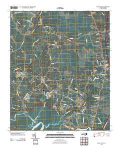 Rocky Point North Carolina Historical topographic map, 1:24000 scale, 7.5 X 7.5 Minute, Year 2010
