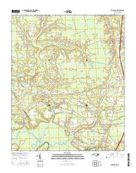 Rocky Point North Carolina Current topographic map, 1:24000 scale, 7.5 X 7.5 Minute, Year 2016