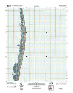 Rodanthe North Carolina Historical topographic map, 1:24000 scale, 7.5 X 7.5 Minute, Year 2011