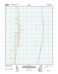 Rodanthe North Carolina Historical topographic map, 1:24000 scale, 7.5 X 7.5 Minute, Year 2013