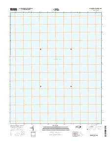 Rodanthe OE W North Carolina Current topographic map, 1:24000 scale, 7.5 X 7.5 Minute, Year 2016