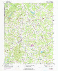 Rolesville North Carolina Historical topographic map, 1:24000 scale, 7.5 X 7.5 Minute, Year 1967