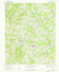 Rolesville North Carolina Historical topographic map, 1:24000 scale, 7.5 X 7.5 Minute, Year 1967