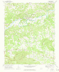 Ronda North Carolina Historical topographic map, 1:24000 scale, 7.5 X 7.5 Minute, Year 1971