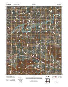 Ronda North Carolina Historical topographic map, 1:24000 scale, 7.5 X 7.5 Minute, Year 2010