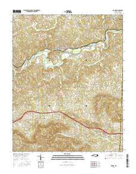 Ronda North Carolina Current topographic map, 1:24000 scale, 7.5 X 7.5 Minute, Year 2016