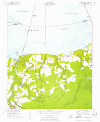 Roper North North Carolina Historical topographic map, 1:24000 scale, 7.5 X 7.5 Minute, Year 1954