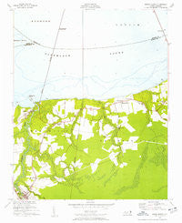 Roper North North Carolina Historical topographic map, 1:24000 scale, 7.5 X 7.5 Minute, Year 1954