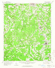 Rose Hill North Carolina Historical topographic map, 1:62500 scale, 15 X 15 Minute, Year 1962