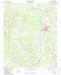 Rose Hill North Carolina Historical topographic map, 1:24000 scale, 7.5 X 7.5 Minute, Year 1984