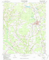 Rose Hill North Carolina Historical topographic map, 1:24000 scale, 7.5 X 7.5 Minute, Year 1984