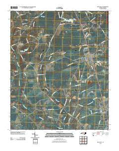 Rose Hill North Carolina Historical topographic map, 1:24000 scale, 7.5 X 7.5 Minute, Year 2010