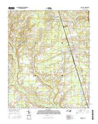 Rose Hill North Carolina Current topographic map, 1:24000 scale, 7.5 X 7.5 Minute, Year 2016