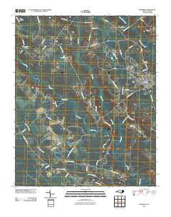 Roseboro North Carolina Historical topographic map, 1:24000 scale, 7.5 X 7.5 Minute, Year 2010