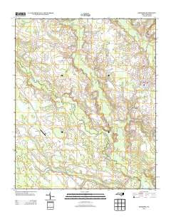 Roseboro North Carolina Historical topographic map, 1:24000 scale, 7.5 X 7.5 Minute, Year 2013