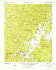 Rosman North Carolina Historical topographic map, 1:24000 scale, 7.5 X 7.5 Minute, Year 1945