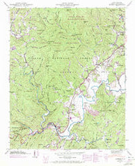 Rosman North Carolina Historical topographic map, 1:24000 scale, 7.5 X 7.5 Minute, Year 1945