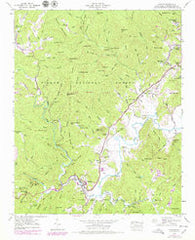 Rosman North Carolina Historical topographic map, 1:24000 scale, 7.5 X 7.5 Minute, Year 1945
