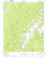 Rosman North Carolina Historical topographic map, 1:24000 scale, 7.5 X 7.5 Minute, Year 1945