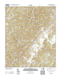 Rosman North Carolina Historical topographic map, 1:24000 scale, 7.5 X 7.5 Minute, Year 2013