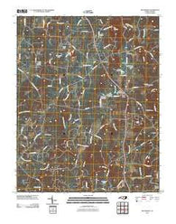 Rougemont North Carolina Historical topographic map, 1:24000 scale, 7.5 X 7.5 Minute, Year 2010