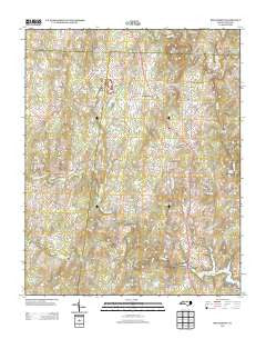 Rougemont North Carolina Historical topographic map, 1:24000 scale, 7.5 X 7.5 Minute, Year 2013