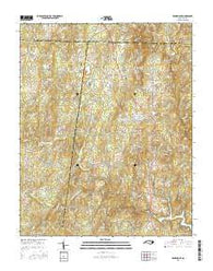 Rougemont North Carolina Current topographic map, 1:24000 scale, 7.5 X 7.5 Minute, Year 2016