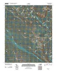 Rowan North Carolina Historical topographic map, 1:24000 scale, 7.5 X 7.5 Minute, Year 2010